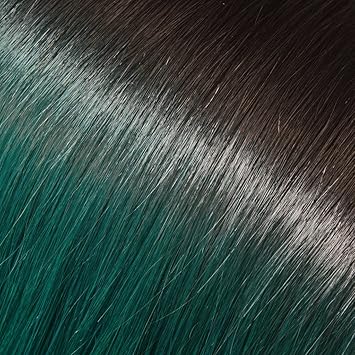 Amazon Com 18 Flat Tip Pro Straight Ombre 1b Teal Beauty
