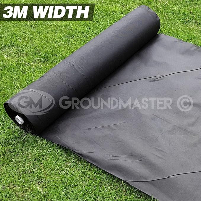 3M Wide GROUNDMASTER Weed Control Fabric Landscape Ground Cover