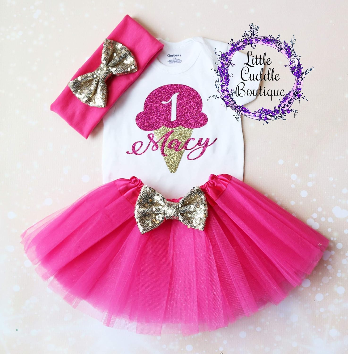 ice cream first birthday outfit