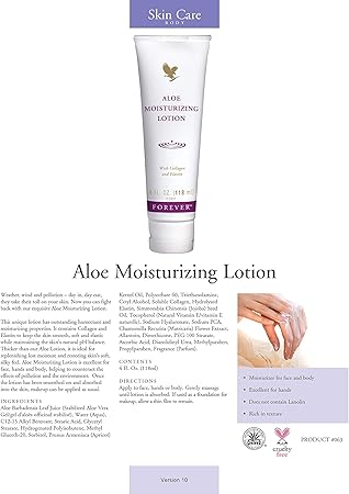 benefits of aloe moisturizing lotion