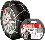 RD-9 VIP RD9 Metal Snow Chains 9 mm Size No. 90 Set of 2 Gloves Included view 1