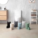 TATAY Bathroom Bin Swing Lid 6L Black Made in Spain 19x19x28 cm view 6