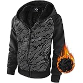 Boy's Zip Up Hoodie Heavyweight Winter Sweatshirt Fleece Sherpa Lined Warm Jacket