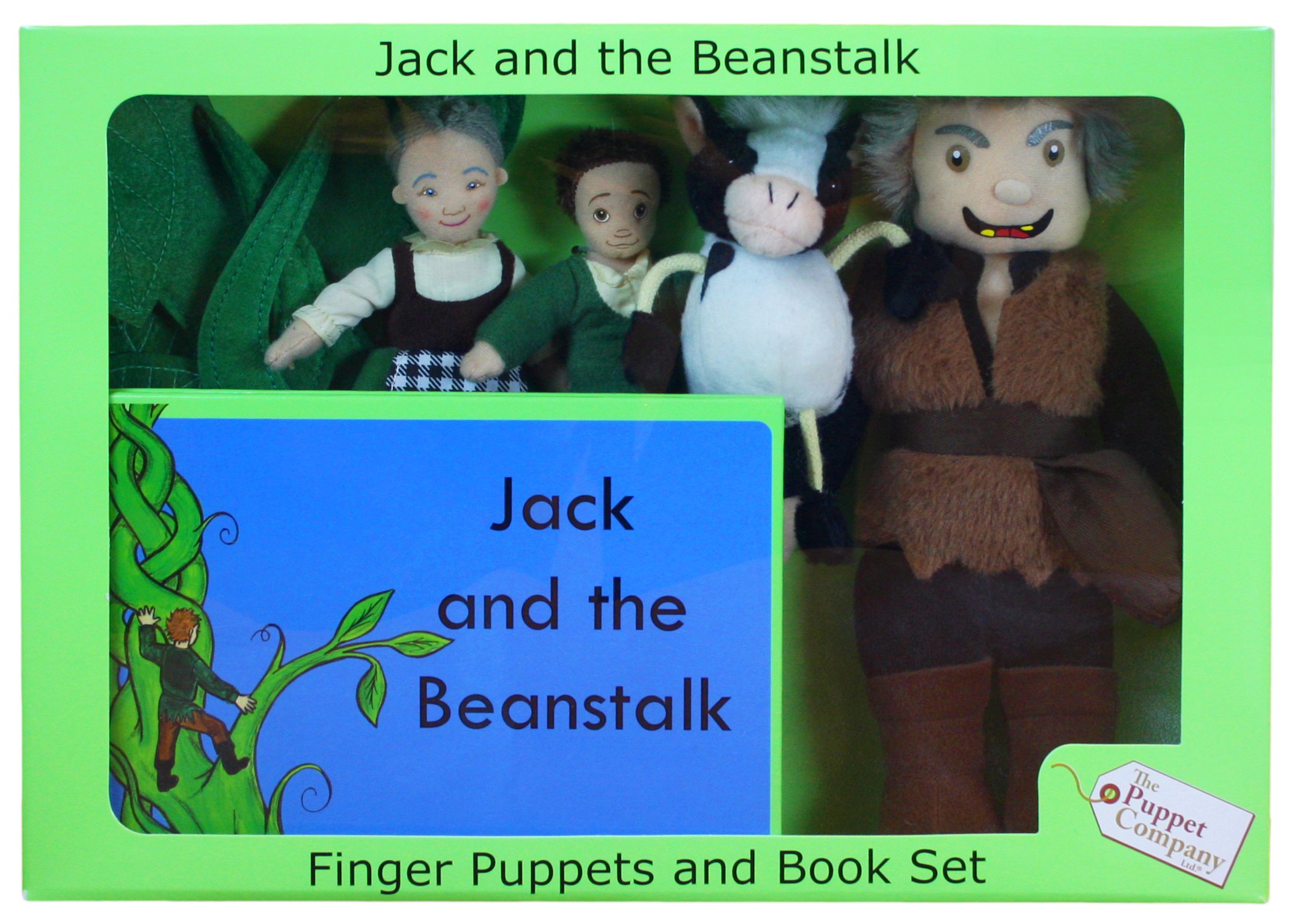 The Puppet Company - Traditional Story Sets - Jack & the Beanstalk Finger Puppet Set