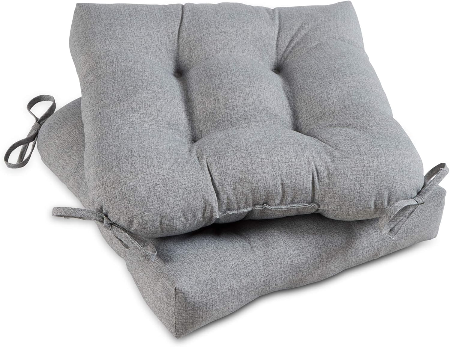 Greendale Home Fashions AZ6800S2-HEATHER Cement Outdoor Dining Seat Cushion (Set of 2)