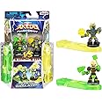 Legends of Akedo Powerstorm Versus Pack 2 Mini Battling Action Figures and 2 Battle Controllers Epic Angry Astrid Versus Boot-Up,Multicolor