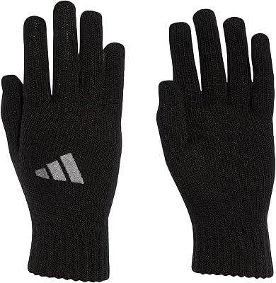 Unisex - Adulto Essentials Gloves, Black/Grey Four, S