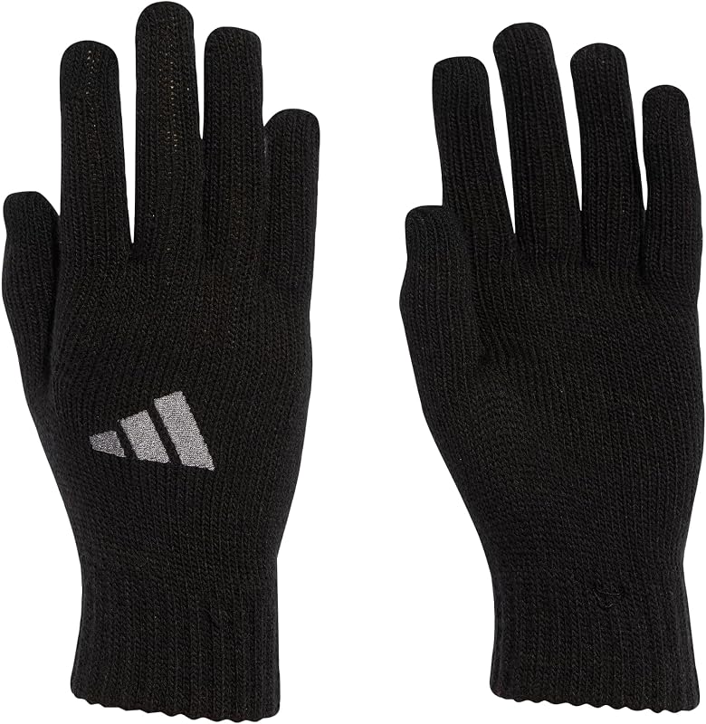 Unisex - Adulto Essentials Gloves, Black/Grey Four, S