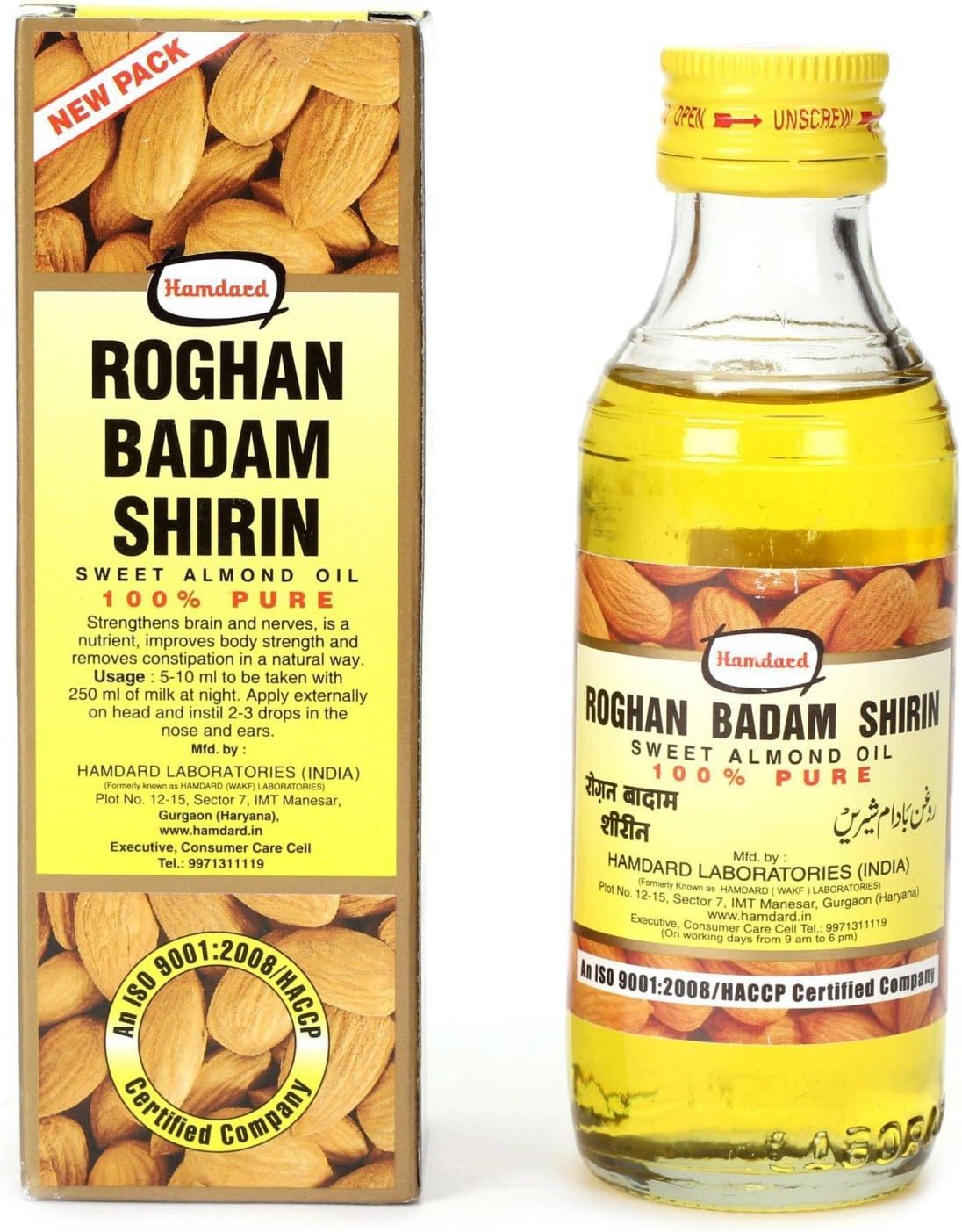 Rogan Badam Shirin Sweet Almond 100 Pure 100ml Relieves Tension Good