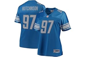 NFL PRO LINE Women's Aidan Hutchinson Blue Detroit Lions Player Jersey