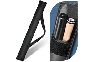ALEIFLE Billiard Pool Cue Soft Vinyl Stick Carrying Case Bag - Holds 1 Butt / 1 Shaft- 31 Inches Long Snooker Storage Carryin