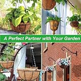 VLYHGO Coco Liner 16 Inch Hanging Basket Coir Liner 2 Pcs view 6