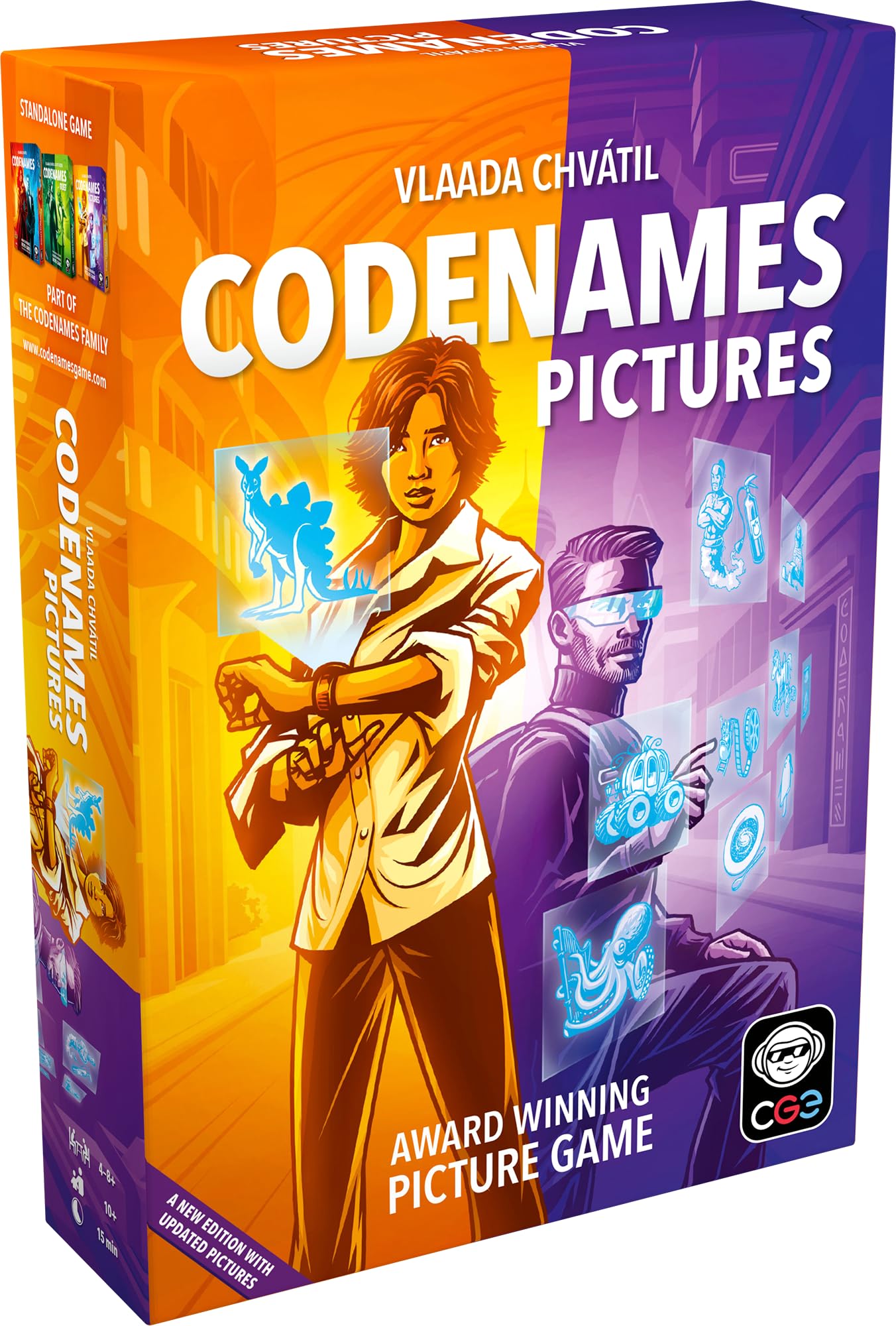 Photo 1 of * factory sealed *
CGE Codenames: Pictures Board Game (2nd Edition) The Top Secret Picture Association Party Game for Friends & Family Game Nights, 4+ Players
