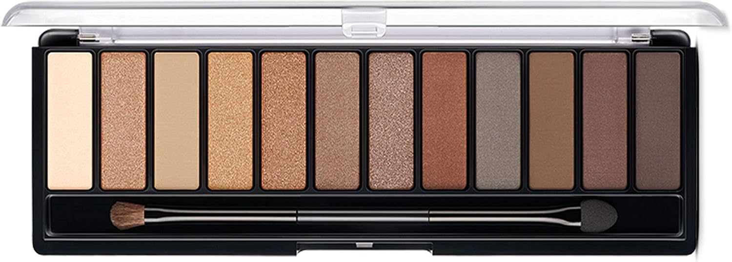 Rimmel Magnif'eyes Nude Edition Eyeshadow Palette, 12 shade, Cream, 14.16 g (Pack of 1) - Image 3