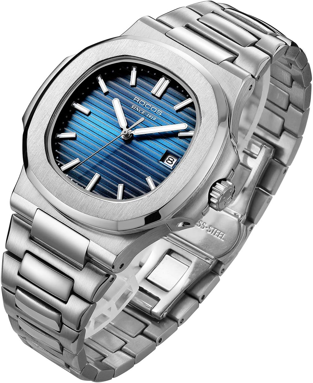 ROCOS Automatic Mechanical Watch Stainless Steel Dress Classic-R0142