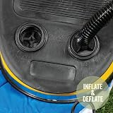 Milestone Camping 5-Litre Foot Operated Air Pump with 2 Nozzles - Light & view 4