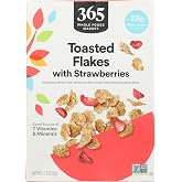 365 By Whole Foods Market, Strawberry Toasted Flakes Cereal, 11.7 Ounce