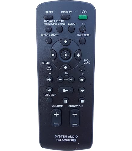 Amazon.com: Universal Remote Compatible for Sony RM-AMU008 HCD