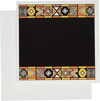 3drose Traditionelle Afrikanische Muster Art Of Afrika Inspiriert Von Zulu Wickelarmband Geometrische Designs Grusskarten 15 2 X 15 2 Cm Set 6 Gc 76554 1 Amazon De Burobedarf Schreibwaren