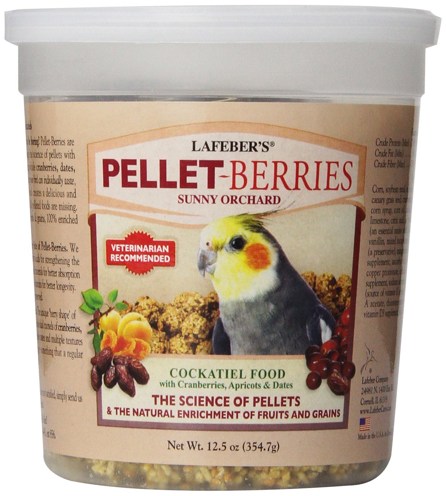 Lafeber's Cockatiel Pellet-Berries For Cockatiels 12.5-Ounce 19 81Uw L2bSAL