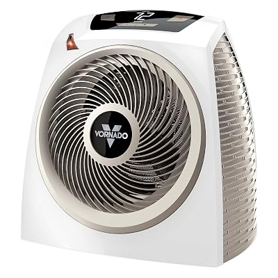 Vornado AVH10 Space Heater for Home, Fan Only Option, Digital Display with Adjustable Thermostat, Advanced Safety Features, Auto Climate Control, Whole Room Electric Heater for Indoors