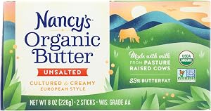 NANCYS Organic Unsalted Butter, 8 OZ