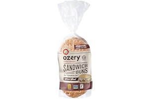 OZERY BAKERY INC. Ozery Bakery, 100 Calorie Whole Wheat OneBun, Pita Bread Thin Buns, 8-Count Bag, 6-Pack