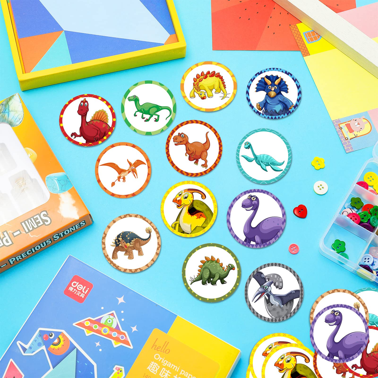 Laumoi 120 Pcs Toilet Targets for Boys Training Flushable Dinosaur Targets Potty Pee Toilet Target Stickers Dinosaur Potty Training Seat for Boys Use