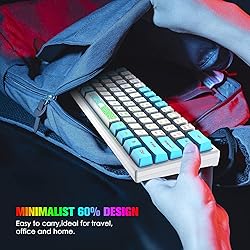 60% Gaming Keyboard and Mouse Combo Samll Mini RGB