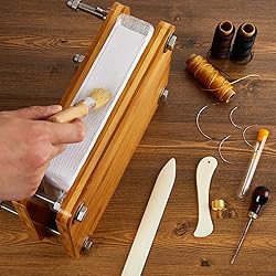SYOSOF Book Press, Book Binding Press with 19Pcs
