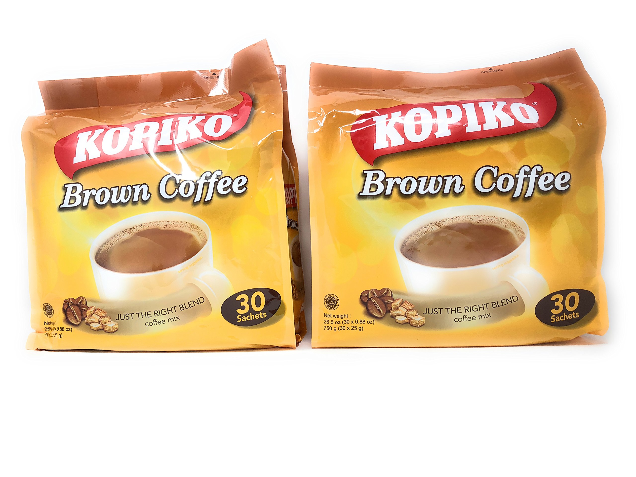 Kopiko Instant 3 in 1 Brown Coffee 30 Packets/Bag (26.5