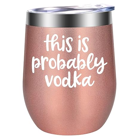  This Is Probably Vodka Tumbler Vodka Gifts