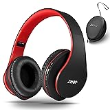 ZIHNIC Bluetooth Headphones Over-Ear, Foldable