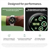 Google Pixel Watch 3 45mm Matte Black Aluminum Wi-Fi Obsidian Band view 3