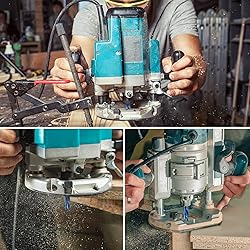 EANOSIC Downcut Spiral Router Bit 3-Flute with