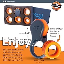 Yogi Fidget Toy – Silent Sensory Spinner for