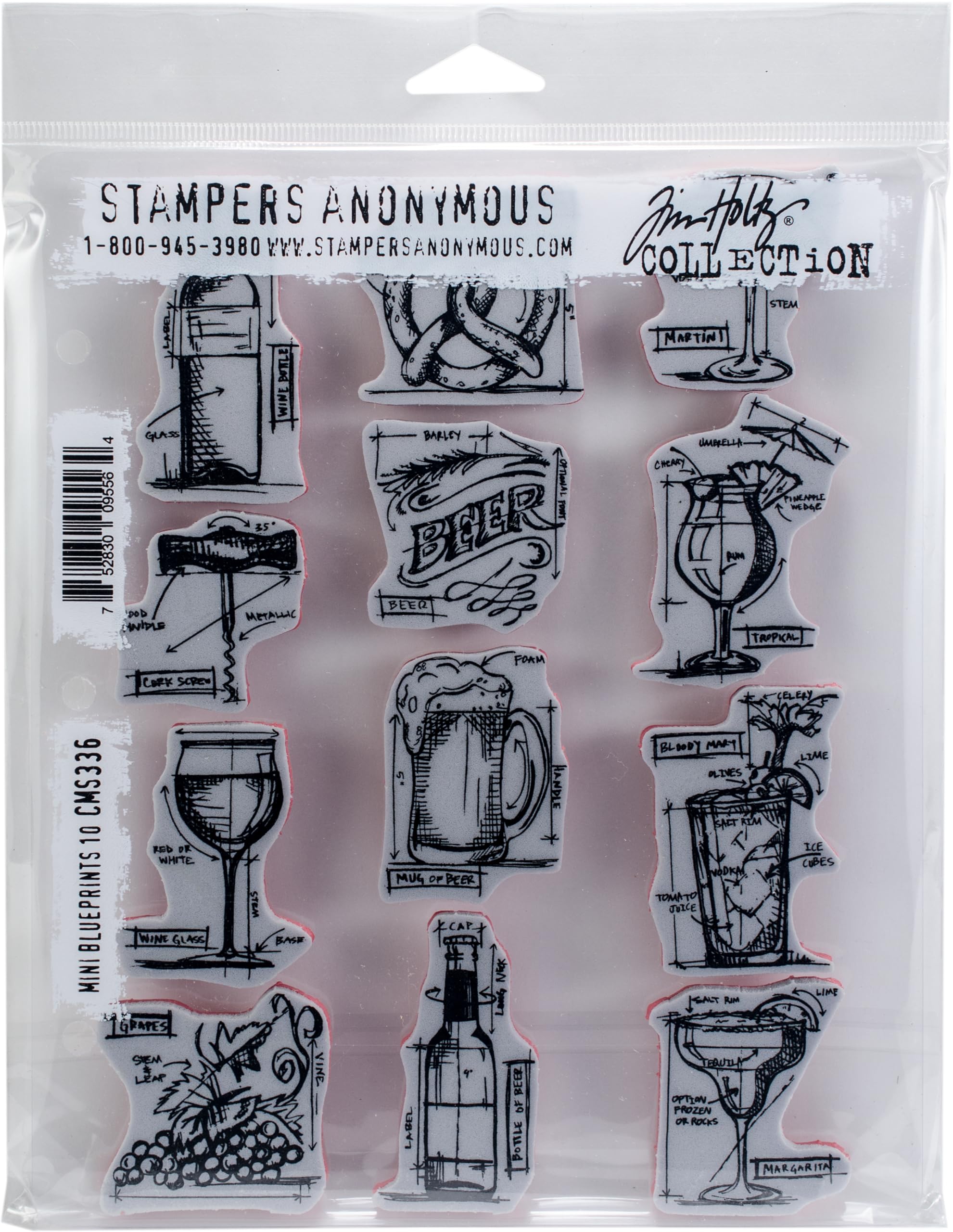 Cling RBBR Stamp Set Mini