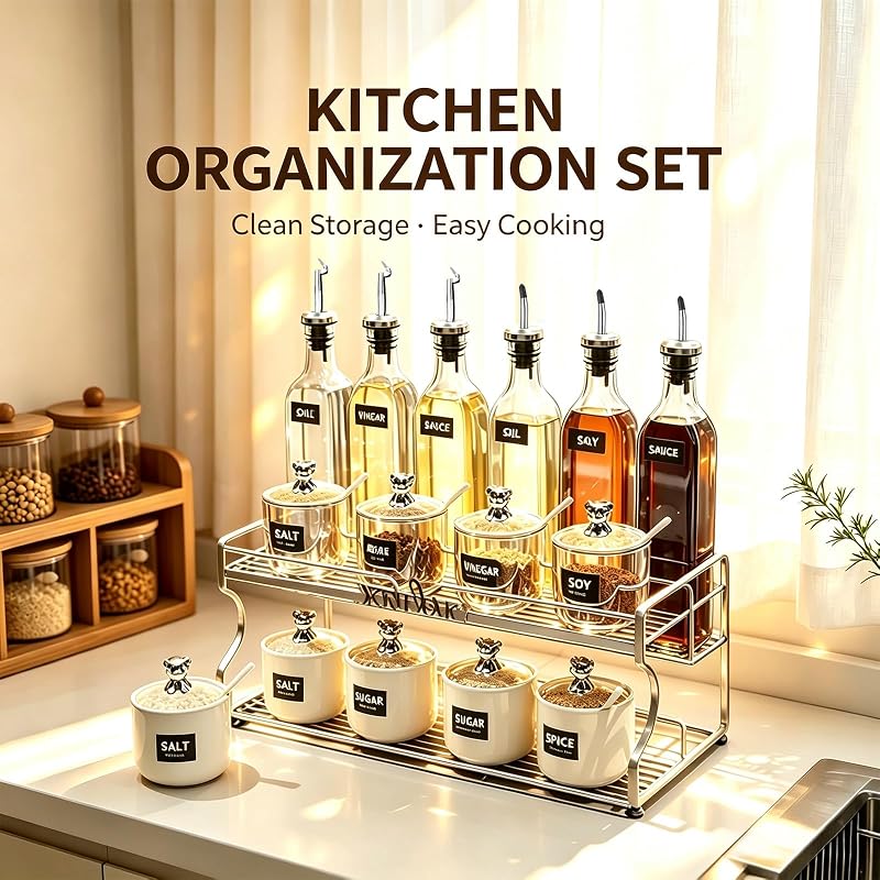 Botella de Aceite, Kit de Botella Dispensadora Aceite y Vinagre de 500 ml,