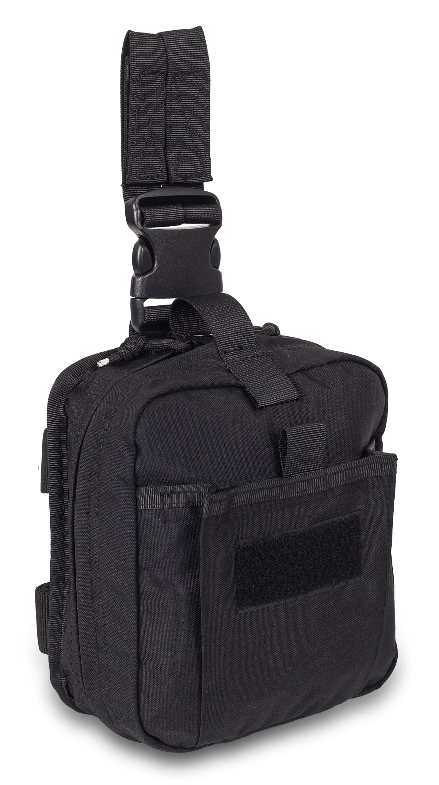 ELITE BAGS - IFAK Thigh Bag | Black | Generous | Clear | Practical One-Hand Opening