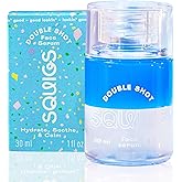Squigs Bi-Phase Hyaluronic Acid Serum for Face - Ayurvedic Hydrating Face Serum with Niacinamide, Squalane & Turmeric for Moisturized, Glowing Skin - Vegan, Clean Beauty & Paraben Free - 1 FL OZ