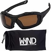 WYND Blocker Polarized Riding Sunglasses Extreme Sports Wrap Motorcycle Glasses