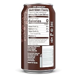 Zevia Zero Calorie Soda, Ginger Root Beer, 12 Fl Oz