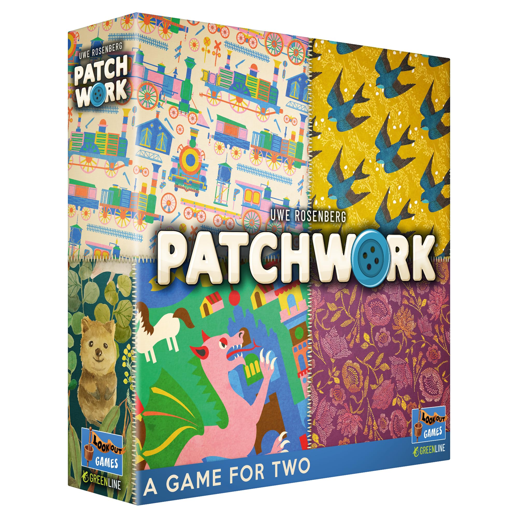 Asmodee | Patchwork Refresh| Board Game | Ages 8+ | 2 Players | 30 Minutes Playing Time