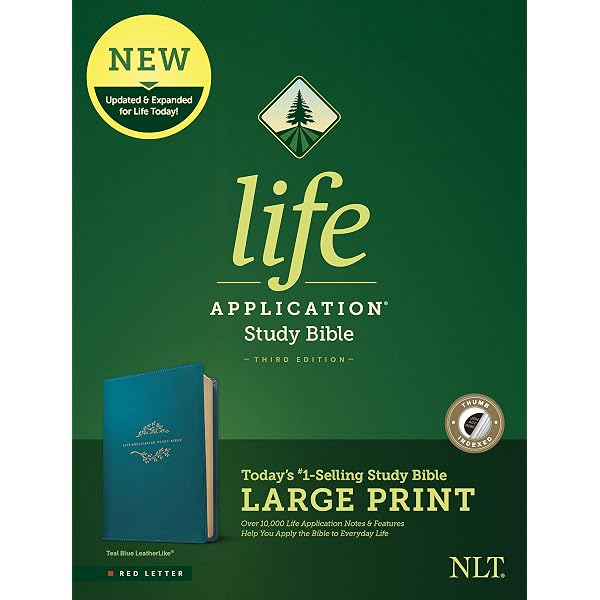 NLT Life Application Study Bible, Third Edition, Large Print