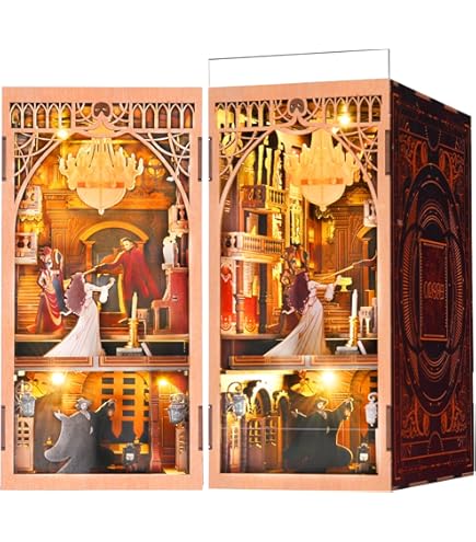 Amazon.com: MiniCity DIY Book Nook Kit for Adults, 3D Wooden