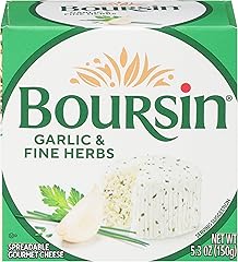 Boursin Garlic & Fine Herbs Cheese, Artisan fresh cheeses, 5.2 Ounce