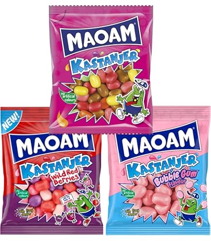 Amazon.com : MAOAM Stripes Fruit Flavour Chew by Maoam : Grocery