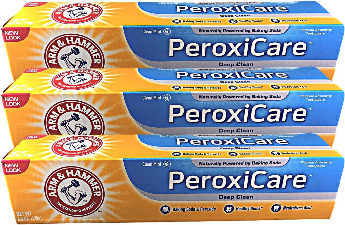 Arm & Hammer PeroxiCare Healthy Gums Toothpaste, Baking Soda & Peroxide