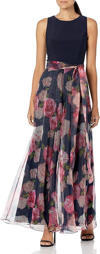 Floral organza jumpsuit Clearance