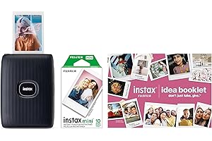 FUJIFILM Instax Mini Link 2 Smartphone Printer Bundle 2025 - Space Blue
